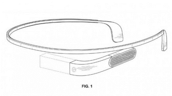 傳聞中的 Google Glass 第二代專利圖(圖片來自:網路)