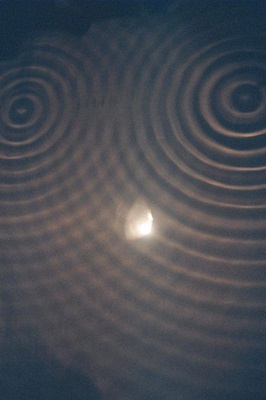 Two-point-interference-ripple-tank