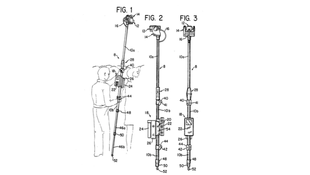 Portable video camera/monitor support, filed in 1988 by Donald N. Horn, Bern Levy.