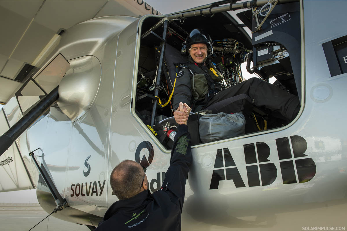 First Training Flight of AndrÈ Borschberg with Solar Impulse 2