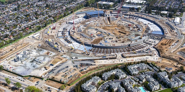 Apple construction, Cupertino, CA