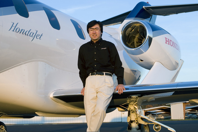 HondaJet and CEO Fujino