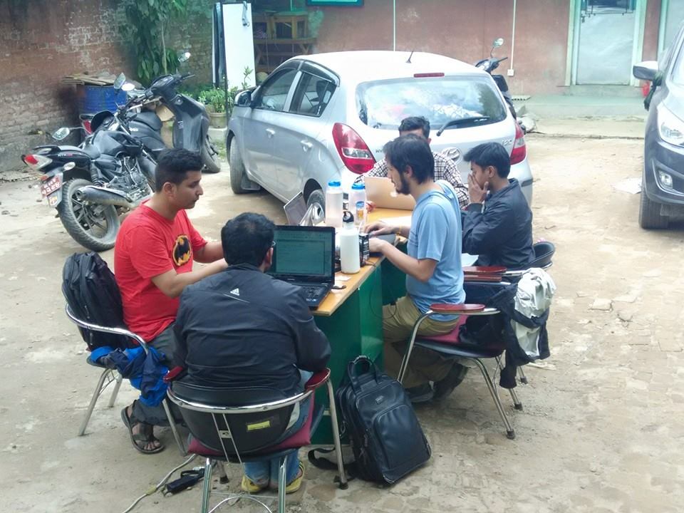 Kathmandu Living Labs situtation room