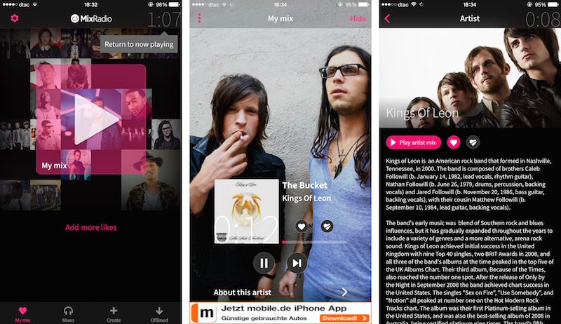 playing-MixRadio