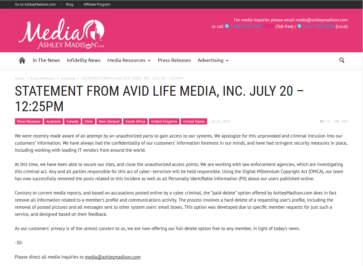 2015-07-21 12_19_52-STATEMENT FROM AVID LIFE MEDIA, INC