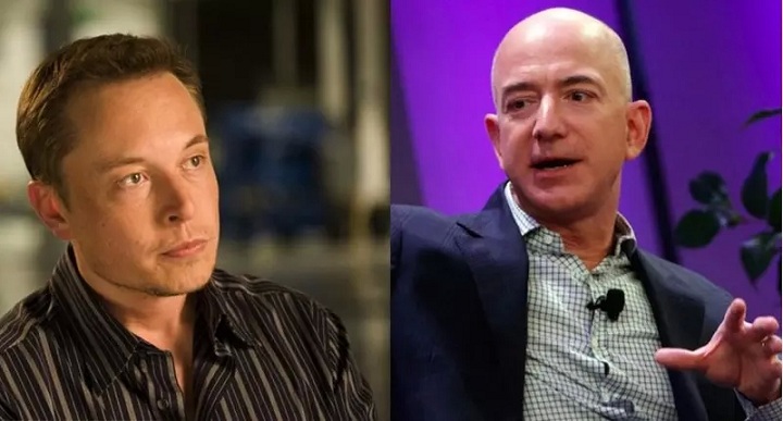 musk and jeff bezos_huxiu1228