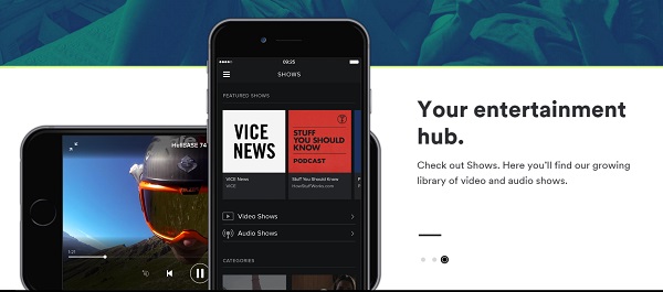spotify video show