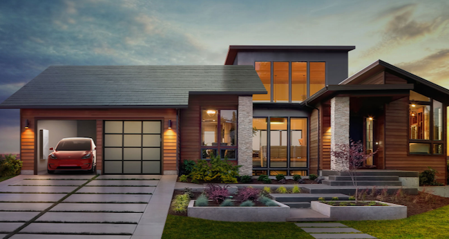 solar roof house