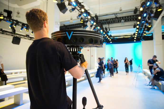At New York Fashion Week, 13 designers will utilize Intels immersive runway experience powered by VOKEs TrueVR platform and Intel data center technologies to live-broadcast their runway shows in full stereoscopic virtual reality. (Credit: Intel Corporation)