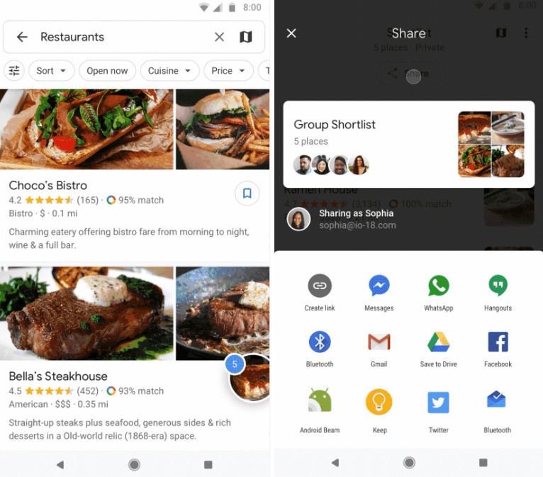 Google 地圖加入「群組計畫」功能