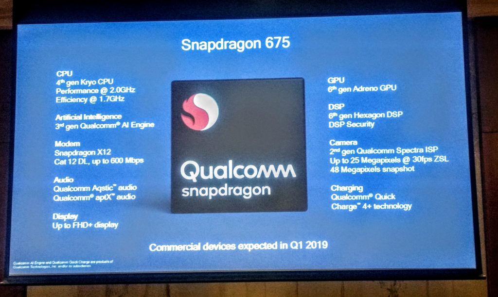 全新電競與拍照體驗，高通 2019 年第 1 季供貨 Snapdragon 675 平台