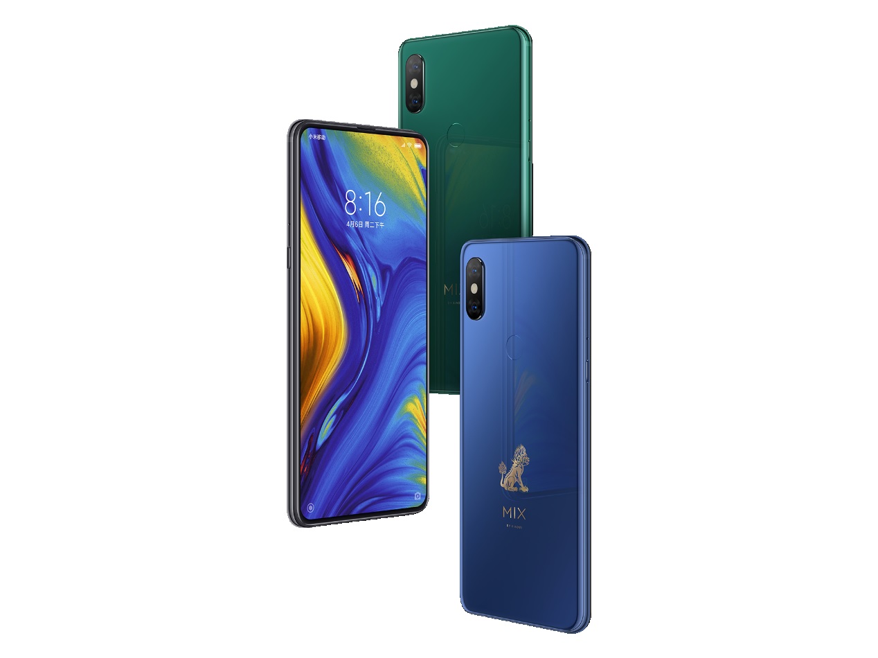 【激レア】　XIAOMI　Mi　MIX　3　故宮版　中国版　シャオミ　ジャンク 小米MIX 3 北京故宮發表：滑蓋全螢幕，藍色彩陶配獬豸神獸特別款