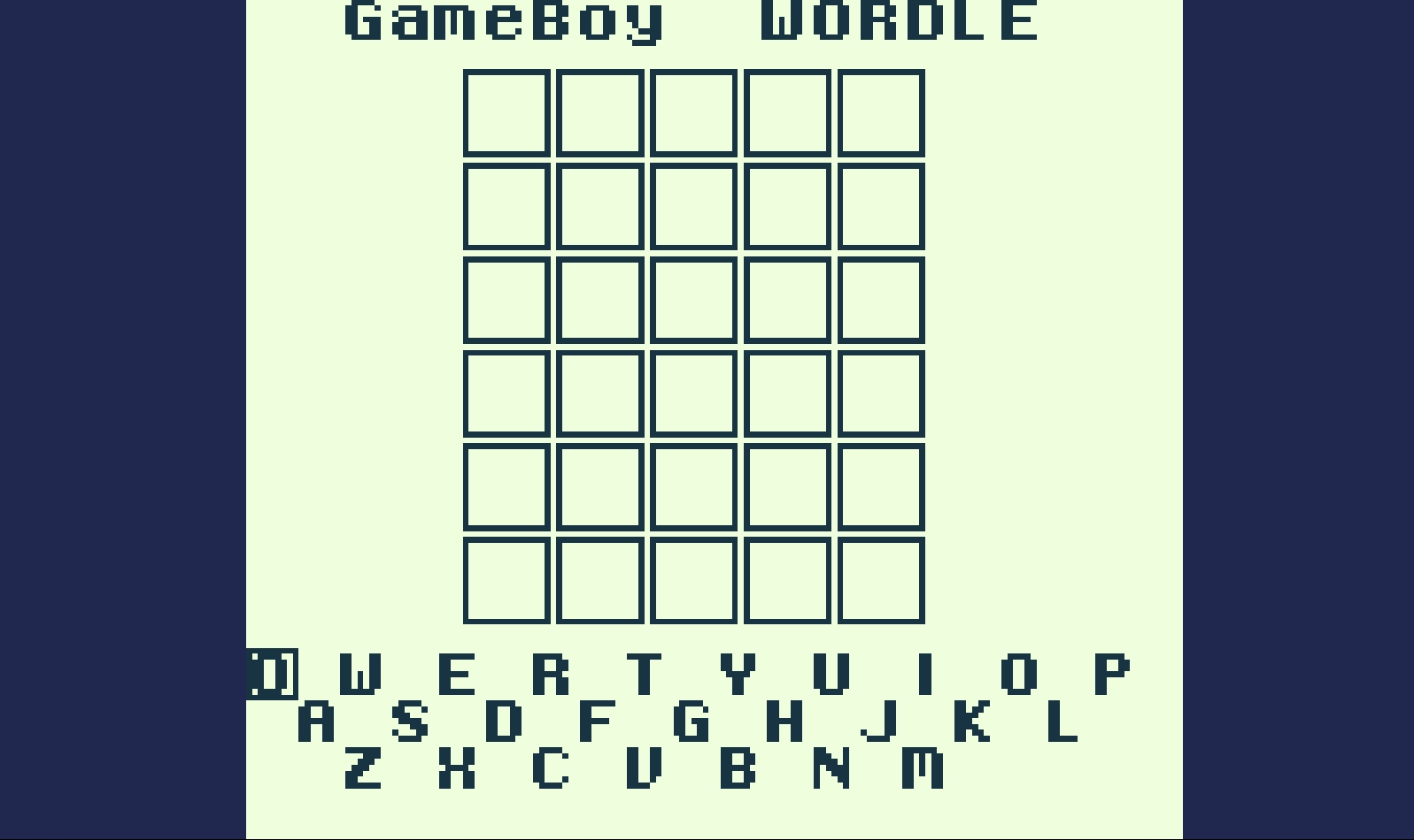 大神將《Wordle》移植至 Game Boy 還可免費下載 TechNews 科技新報 大神將《Wordle》移植至 Game Boy 還可免費下載 TechNews 科技新報