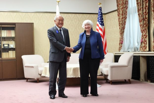 日美財長會談罕見發聯合聲明「會適當合作」，日圓彈
