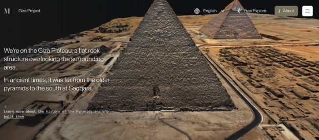 埃及金字塔上線「Google 街景」式遊覽，可參觀未開放區域