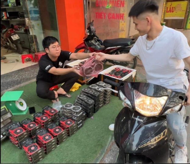 顯示卡供過於求淪白菜價，街頭路邊攤各廠產品秤重賣