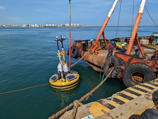 精確掌握海氣象資料，海盛離岸風場放浮動式光學雷達半年