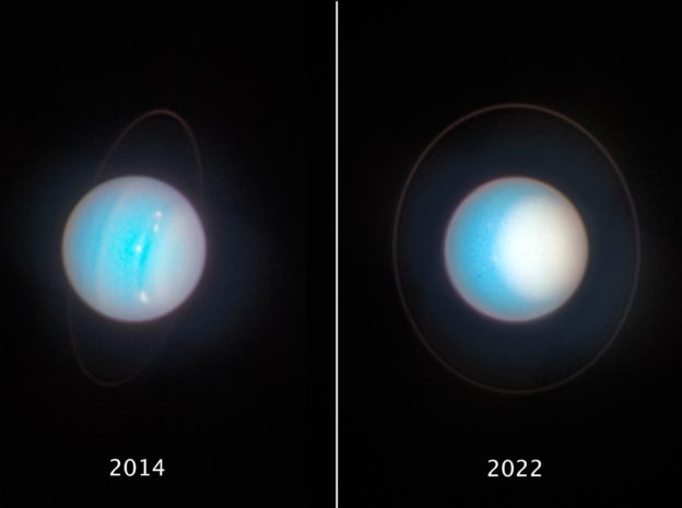 Hubble's long-term monitoring shows that Uranus is paler than ever