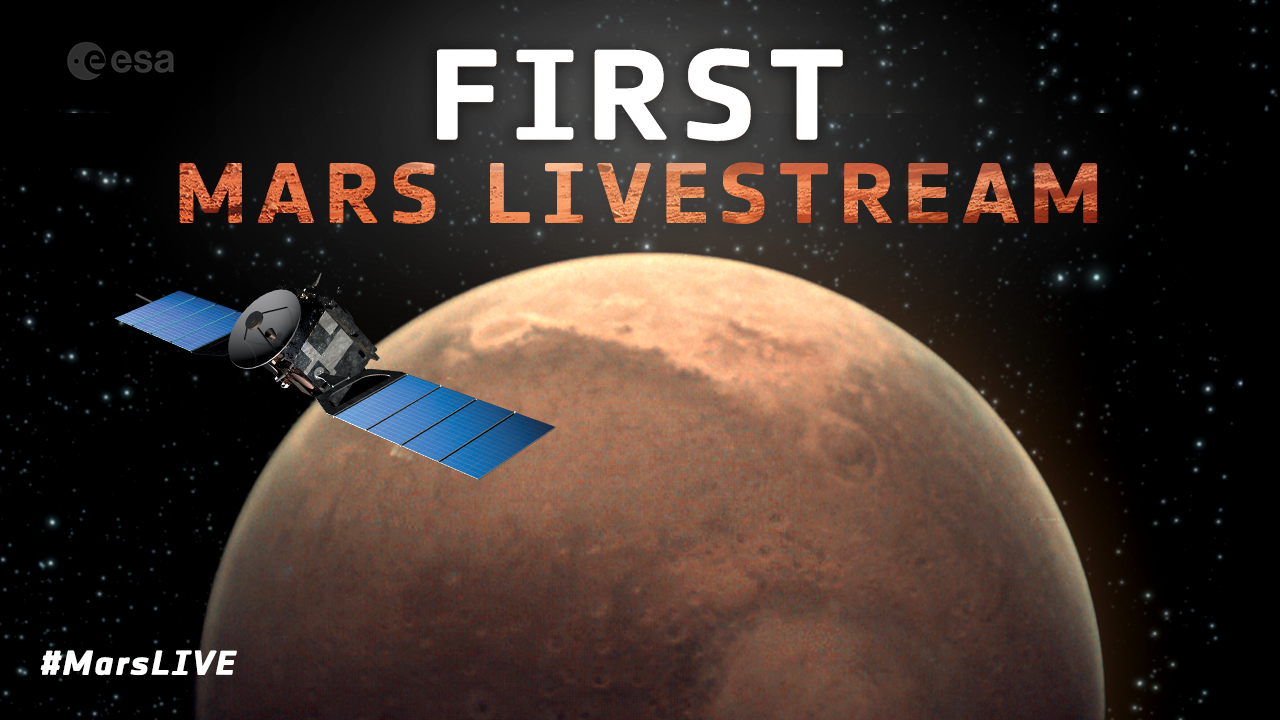 The first live photo broadcast of Mars in history will be released at 0
