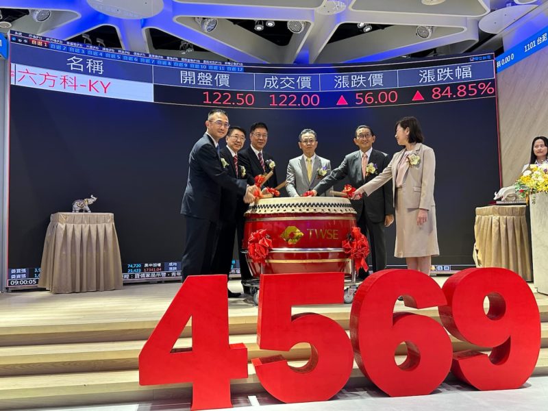 六方科-KY 以承銷價 66 元上市！掛牌首日漲逾 85% 上演蜜月行情