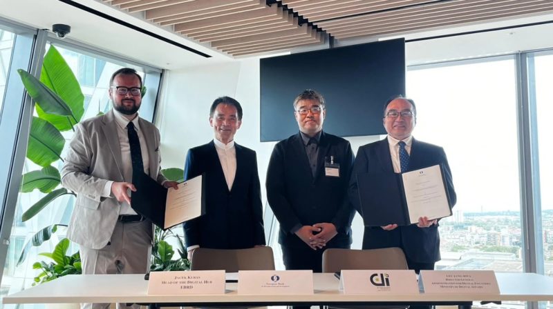 數位部與歐洲復興開發銀行簽 MOU，推數位發展轉型