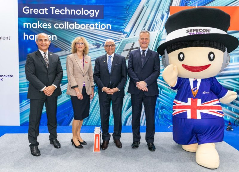 英國首度參展 SEMICON Taiwan，領 19 家企業與台灣合作