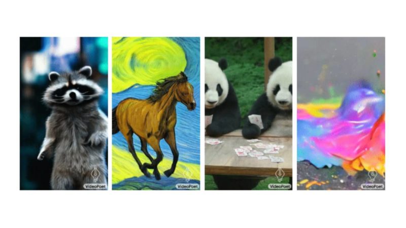 Google 推出影像生成模型 VideoPoet，五大功能產生直式短影音