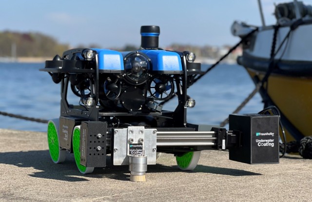 油漆剝落、焊接有裂縫？德開發水下維運機器人