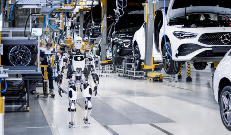 Apptronik、賓士簽訂商業協議，人形機器人進駐工廠