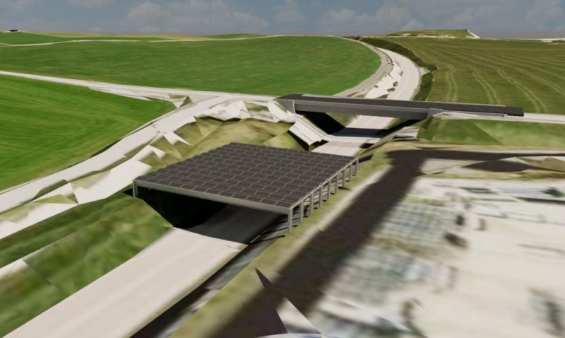 遮蔭又發電，瑞士弗里堡州計劃在公路上空鋪設太陽能電池面板