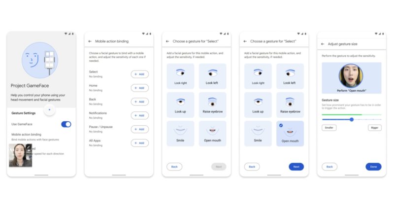懶得動手？未來可用臉控制 Android 應用程式