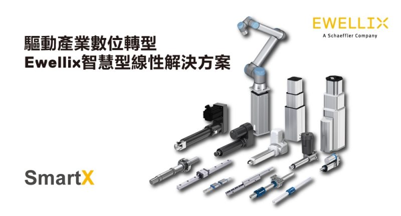 驅動產業數位轉型: Ewellix SmartX 智慧型線性零組件