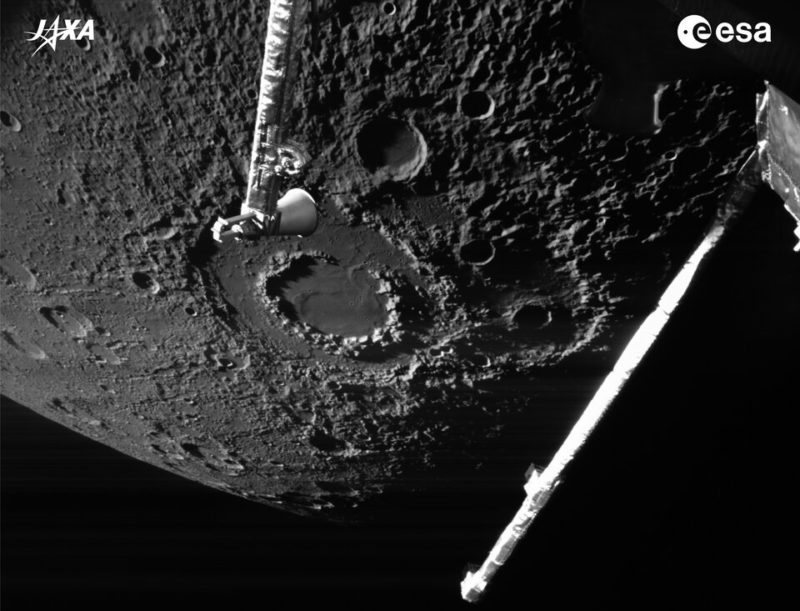 貝皮可倫坡號第四次飛越，傳回清晰水星隕石坑影像