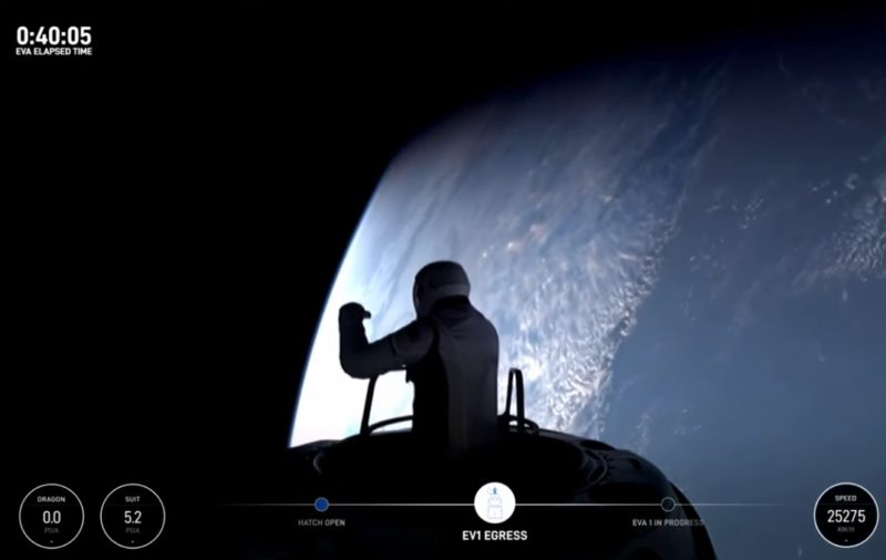 SpaceX 創造歷史，完成史上首次民間太空漫步