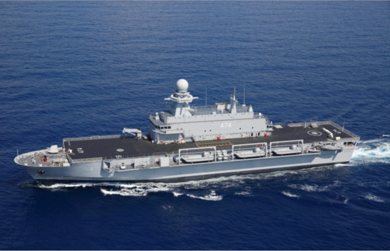有垂發的船塢登陸艦，芬坎蒂尼交付首艘 Al-Fuk 給卡達