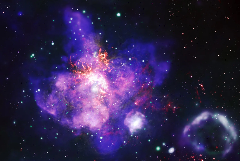 錢卓拉拍攝到蜘蛛星雲最新的X 射線影像| TechNews 科技新報
