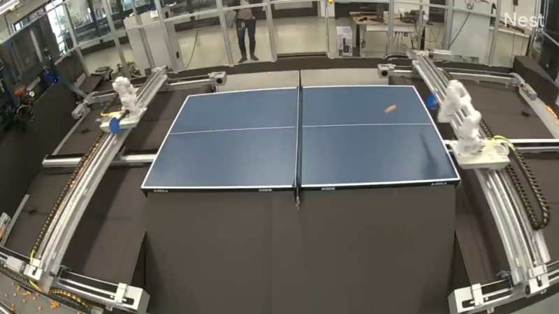Google 機器人打乒乓球,打了三年還沒停