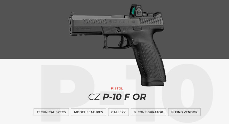 首次不選國貨,德軍選擇捷克 CZ P10F 為新制式手槍