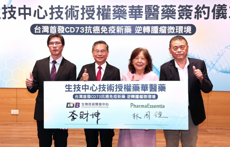 逆轉腫瘤微環境！生技中心技轉藥華藥 CD73 免疫療法新藥首發