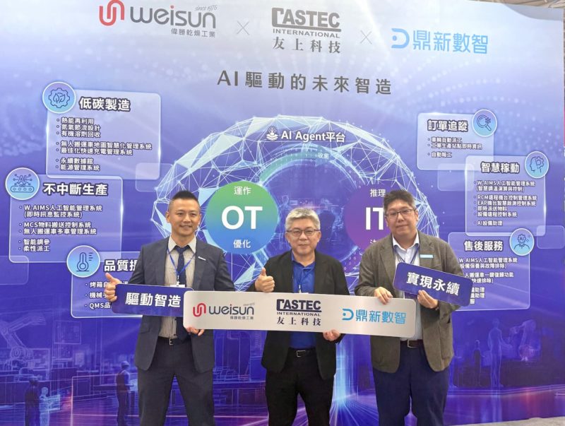 高效 AI 自主化智慧工廠！鼎新以 AI Agent 助攻友上、偉勝實現智造場景