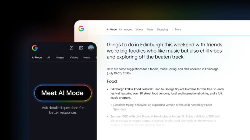Google AI 模式支援 180 個國家,在美導入餐廳預訂代理功能