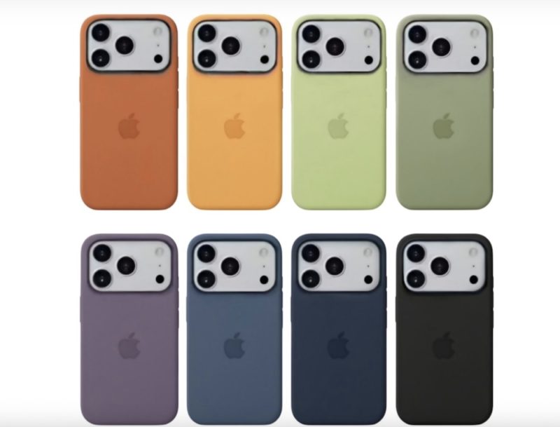 iPhone 17 液態矽膠保護殼曝光，8 色可選、還有掛繩設計