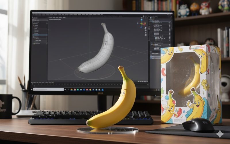 Gemini「Nano Banana」功能爆紅,教你快速生成 3D 公仔圖