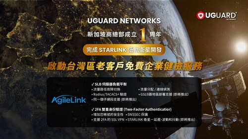 UGUARD NETWORKS 新加坡總部滿週年，啟動台灣企業免費健檢服務