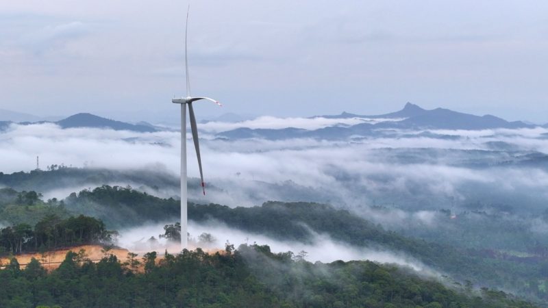 寮國最大風場啟用,東協電網整合再邁一步
