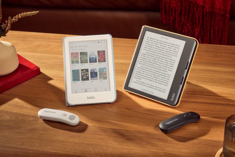 Kobo 閱讀器新配件,樂天推出藍牙翻頁器、黑白雙色可選