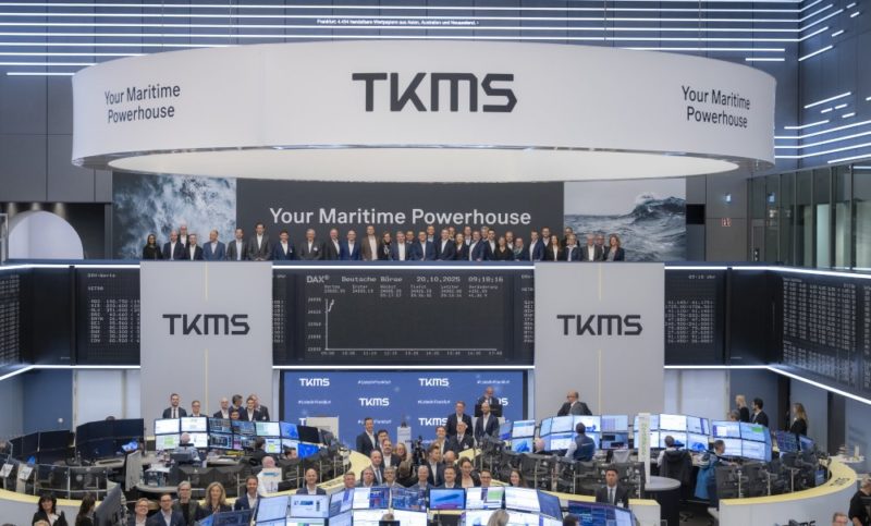 軍工股行情旺  德軍艦製造商 TKMS 上市首日飆三成