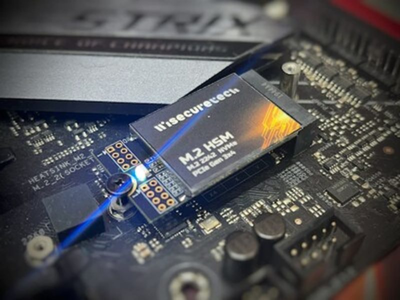 AI 資料安全新解方！匯智安全首發 M.2 介面高速 HSM 硬體安全模組