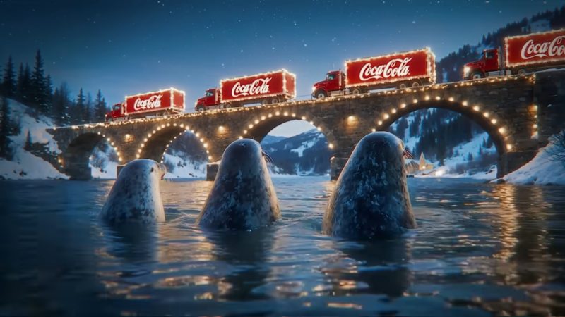可口可樂 2025 年聖誕廣告續用 AI 製作，但「塑膠味」比去年更濃