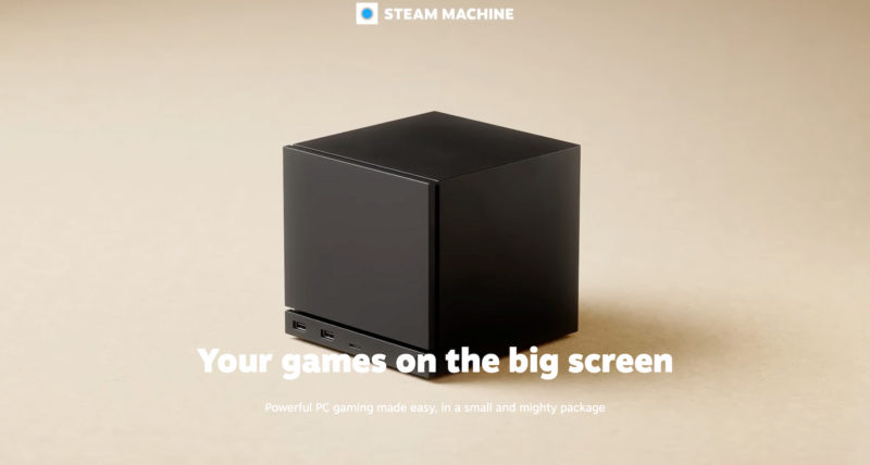 繼掌上型之後，Valve 將推出 Steam Machine 攻占家用遊戲主機市場